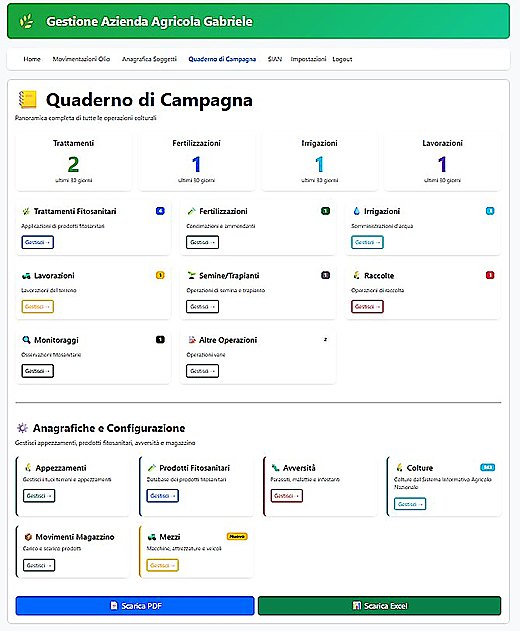 Dashboard Movimentazioni
